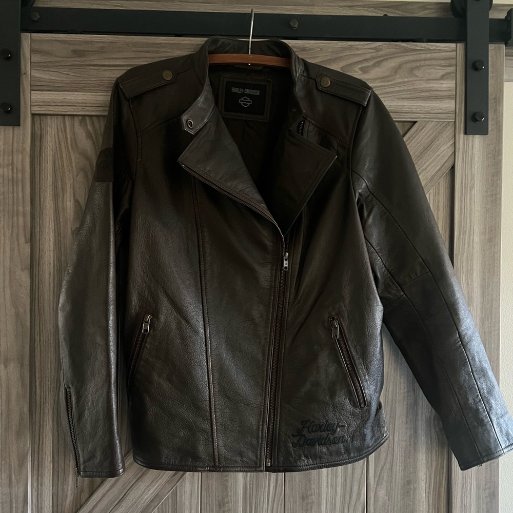 100% Goat Leather Harley Davidson Jacket